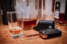 Bourbon and car keys - Salinas DUI lawyer